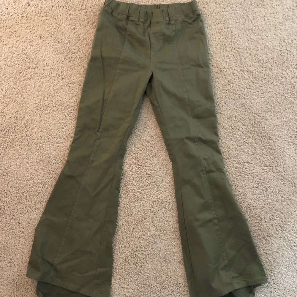 Army Green Bell Bottoms